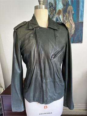 Leather Moto Jacket